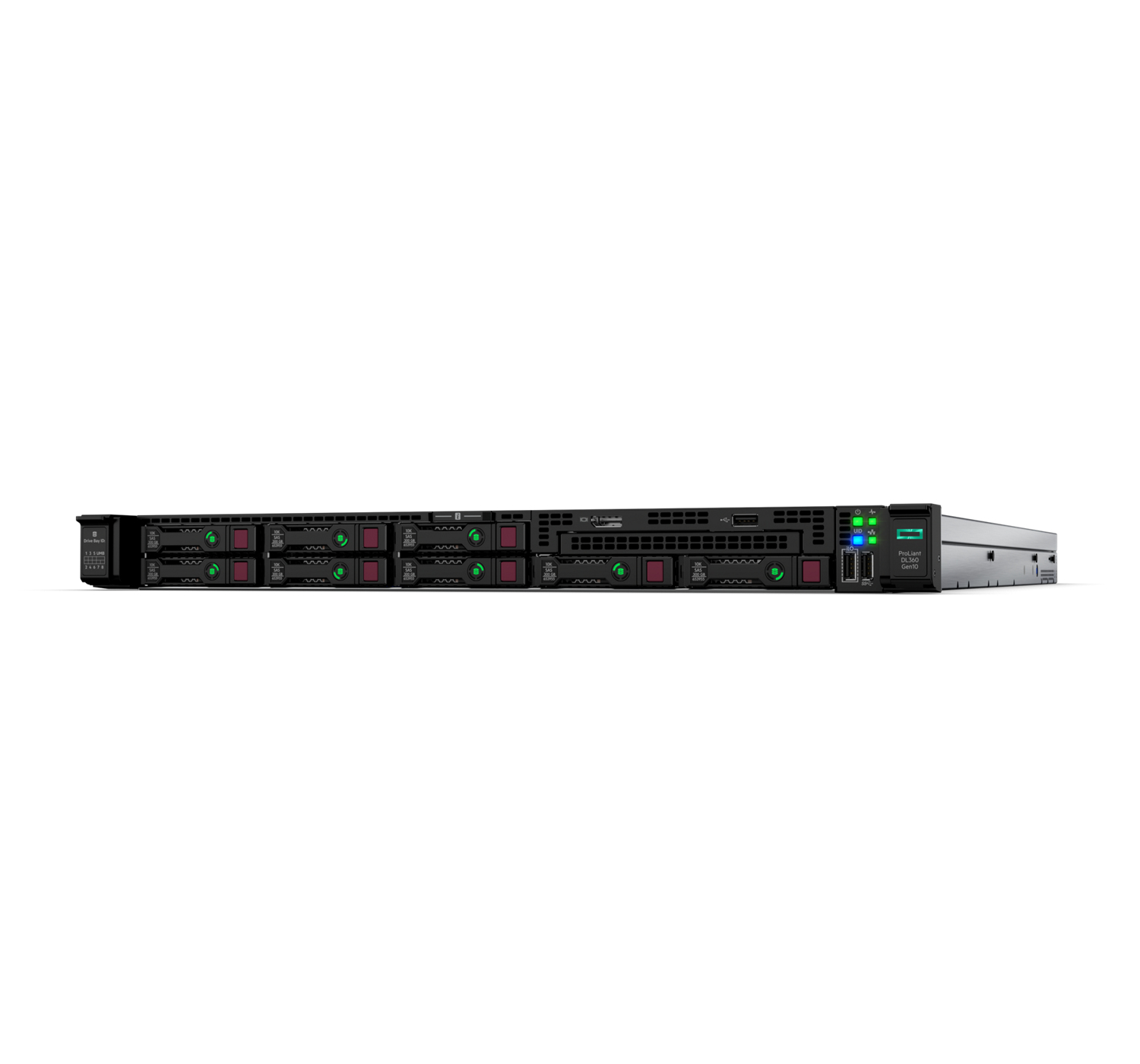 HPE ProLiant DL360 Gen10 4214R 2.4GHz 12-core 1P 32GB-R MR416i-a 8SFF BC 800W PS Server