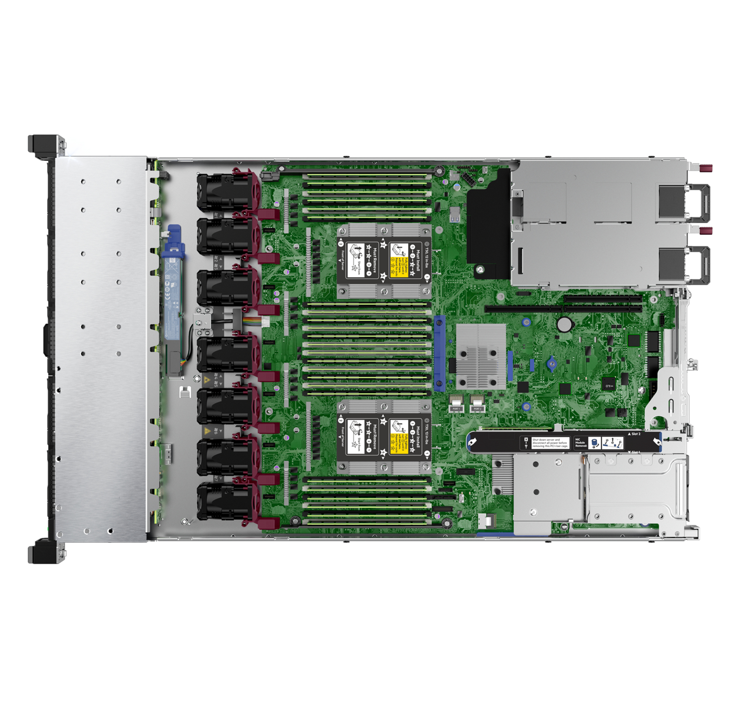 HPE ProLiant DL360 Gen10 4214R 2.4GHz 12-core 1P 32GB-R MR416i-a 8SFF BC 800W PS Server