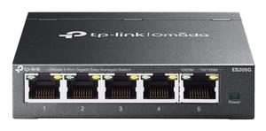 TP-Link Omada ES205G switch di rete Gestito Gigabit Ethernet (10/100/1000) Nero