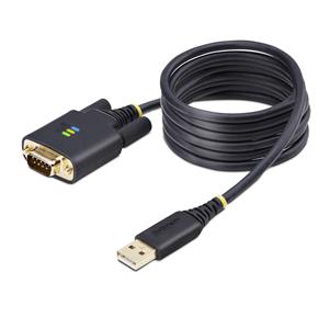 StarTech.com 1P6FFCN-USB-SERIAL cavo seriale Nero 2 m USB tipo A DB-9