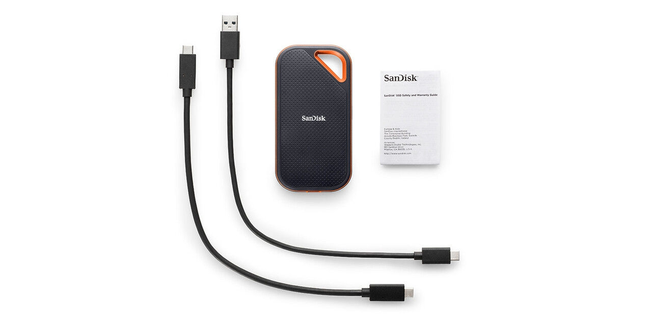 SanDisk Extreme PRO Portable 2 TB USB tipo-C 3.2 Gen 2 (3.1 Gen 2) Nero