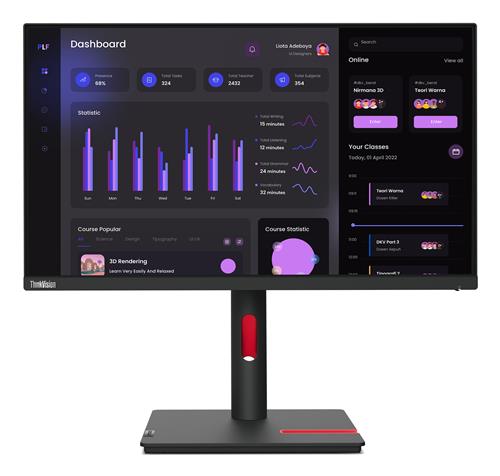 Lenovo ThinkVision T24i-30 LED display 60,5 cm (23.8) 1920 x 1080 Pixel Full HD Nero