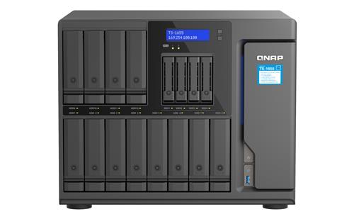 QNAP TS-1655 NAS Tower Intel Atom C5125 8 GB DDR4 0 TB QNAP Turbo System Nero