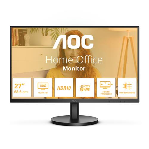 AOC B3 U27B3M Monitor PC 68,6 cm (27) 3840 x 2160 Pixel 4K Ultra HD LCD Nero