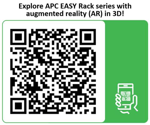 APC Easy Rack 24U Rack indipendenti Nero