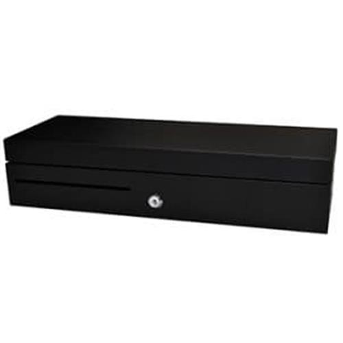 460 MM FLIP LID DRAWER BLACK PLASTIC INSERT W MLOCK LID CABL