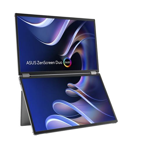 ASUS ZenScreen Duo OLED MQ149CD Monitor PC 35,6 cm (14) 1920 x 1200 Pixel WUXGA Argento