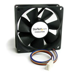 StarTech.com FAN8025PWM sistema di raffreddamento per computer Case per computer Ventilatore 8 cm Nero