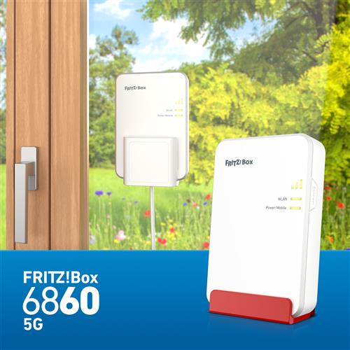 FRITZ!Box 6860 5G Edition International router wireless Gigabit Ethernet Dual-band (2.4 GHz/5 GHz)