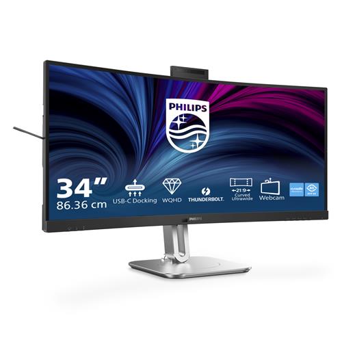 Philips 6000 series 34B2U6603CH/00 Monitor PC 86,4 cm (34) 3440 x 1440 Pixel Wide Quad HD LCD Grigio