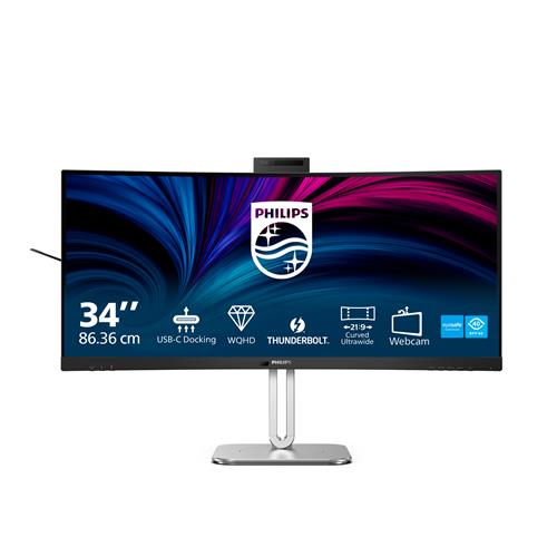 Philips 6000 series 34B2U6603CH/00 Monitor PC 86,4 cm (34) 3440 x 1440 Pixel Wide Quad HD LCD Grigio