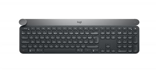 Logitech 920-008499 tastiera Universale RF senza fili + Bluetooth AZERTY Belga Nero, Grigio