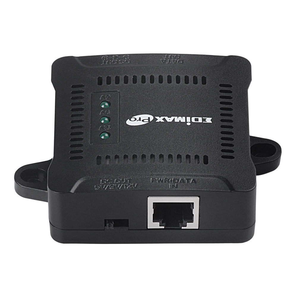 Edimax GP-101ST divisore di rete Supporto Power over Ethernet (PoE) Nero