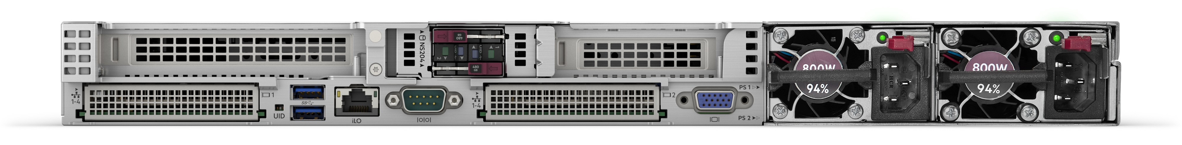 HPE ProLiant DL360 Gen11 4510 2.4GHz 12c 1P 2x32GB-R 8SFF MR408i-o 2x960GB SSD 2x1000W PS EU Server