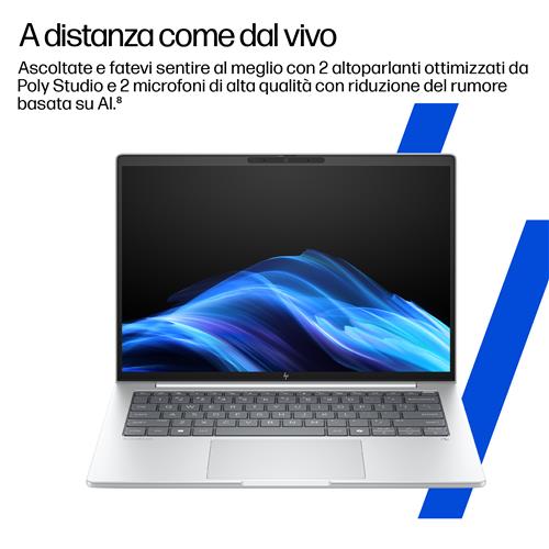 HP EliteBook 8 G1i Next Gen AI PC Wolf Pro Security Edition Copilot+ PC Intel Core Ultra 5 226V Computer portatile 35,6 cm (14