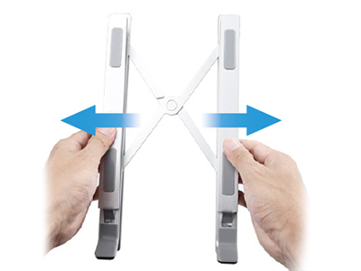 Hamlet Tiramisù Pro Supporto per computer portatile Alluminio 48,3 cm (19