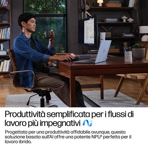 HP EliteBook 8 G1i Next Gen AI PC Wolf Pro Security Edition Copilot+ PC Intel Core Ultra 7 258V Computer portatile 40,6 cm (16