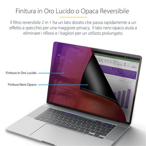 FILTRO PRIVACY PER MACBOOK PRO 21/23  SCHERMO PRIVACY  16IN ORO