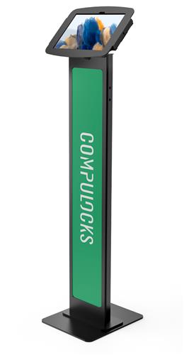 GALAXY TAB A8 10.5IN SPACE ENCLO. BRANDABLE FLOOR STAND BLK