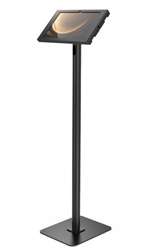 GALAXYTAB S9+/S9FE+/S10+ 12.4IN APEX ENCL. SWIFT FLOOR STAND BLK