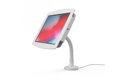 IPAD 10.2IN SPACE ENCLOSURE FLEX ARM MOUNT - WHITE