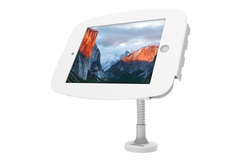 IPAD 10.2IN SPACE ENCLOSURE FLEX ARM MOUNT - WHITE