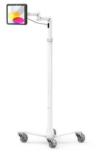 IPAD 10TH-11TH (A16) GEN POWER MOVE MEDICAL ROLLING CART EXT BL