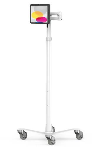 IPAD 10TH-11TH (A16) GEN POWER MOVE MEDICAL ROLLING CART EXT BL