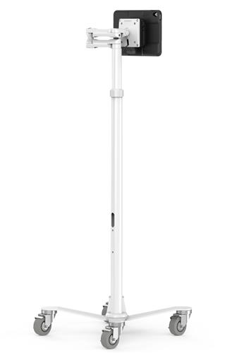 IPAD 10TH-11TH (A16) GEN POWER MOVE MEDICAL ROLLING CART EXT BL