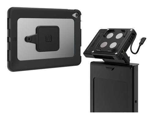 IPAD 10TH-11TH A16 GEN SPACE EN BRANDABLE FLOOR STAND+HUB BLACK