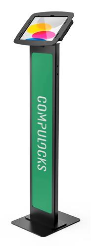 IPAD 10TH-11TH A16 GEN SPACE EN BRANDABLE FLOOR STAND+HUB BLACK