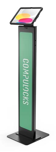 IPAD 10TH-11TH A16 GEN SPACE EN BRANDABLE FLOOR STAND+HUB BLACK