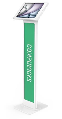 IPAD AIR M2 AND M3 13IN APEX ENCLOS BRANDABLE FLOOR STAND WHT