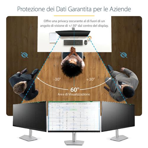 StarTech.com PRIVACY-SCREEN-24MB schermo anti-riflesso 61 cm (24) Filtro per la privacy senza bordi per display