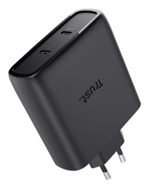 MAXO 100W 2P USB-C GAN CHARGER BLK