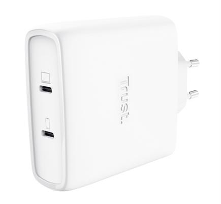 MAXO 100W 2P USB-C GAN CHARGER WHT