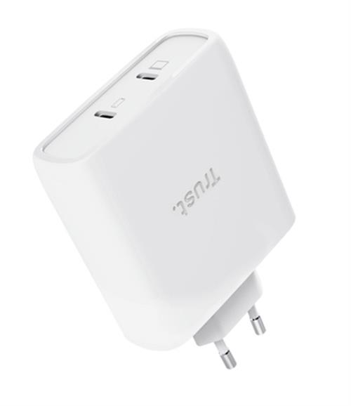 MAXO 100W 2P USB-C GAN CHARGER WHT