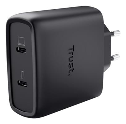 MAXO 65W 2P USB-C GAN CHARGER BLK