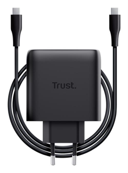 MAXO 65W 2P USB-C GAN CHARGER BLK