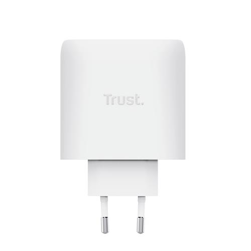MAXO 65W 2P USB-C GAN CHARGER WHT
