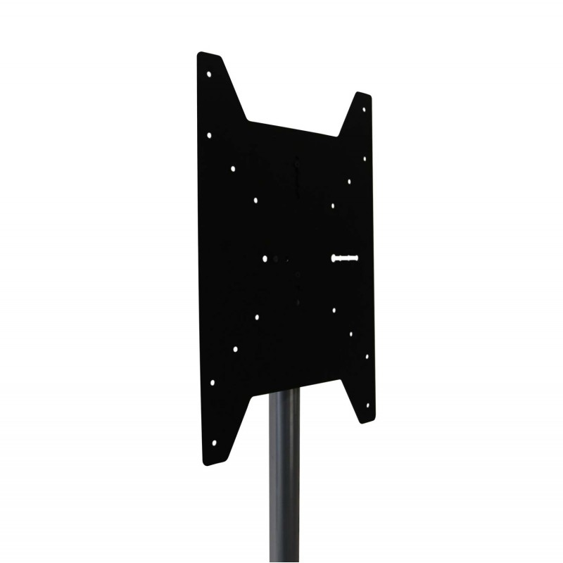 Erard 624060 Supporto TV a parete Nero, Argento