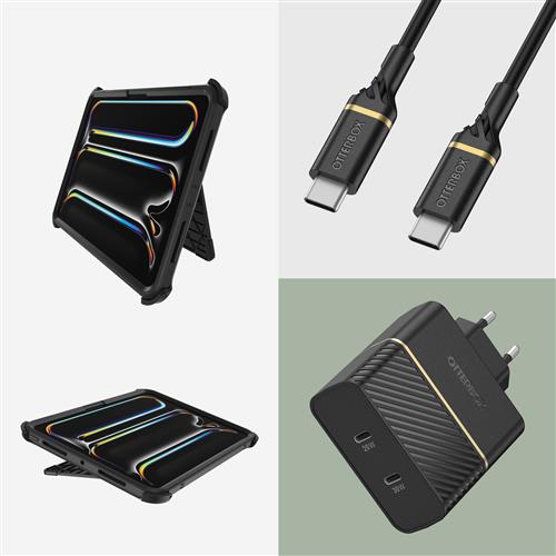 OB DEFENDER APPLE IPAD PRO 11IN M4 BLACK PROPACK