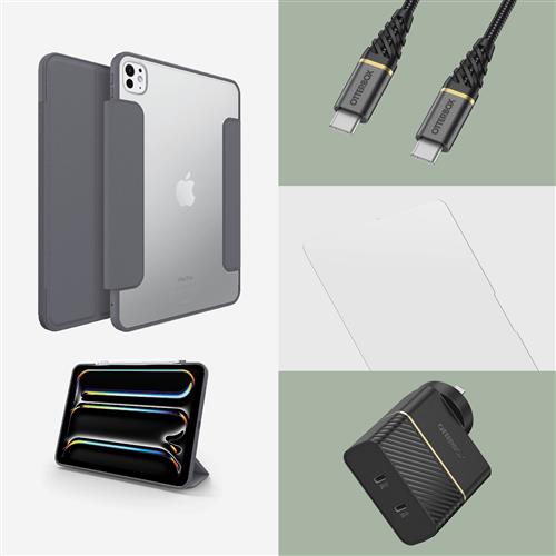 OB SYM FOLIO APPLE IPAD PRO11IN M4 THUNDERSTORM BLACK PROPACK
