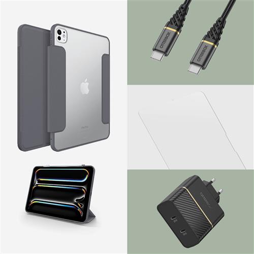 OB SYM FOLIO APPLE IPAD PRO11IN M4 THUNDERSTORM BLACK PROPACK