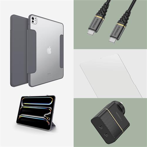 OB SYM FOLIO APPLE IPAD PRO13IN M4 THUNDERSTORM BLACK PROPACK
