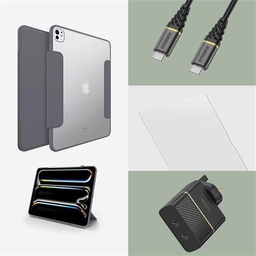 OB SYM FOLIO APPLE IPAD PRO13IN M4 THUNDERSTORM BLACK RETAILPACK