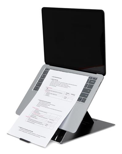 SUPPORTO TABLET E LAPTOP R-GO RISER DUO 10-22 NERO