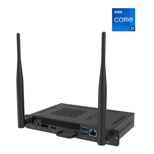 BenQ TEY41-i7 Intel Core i7 i7-1255U 16 GB DDR4-SDRAM 256 GB SSD Windows 11 Pro Telaio montato a rack PC Nero