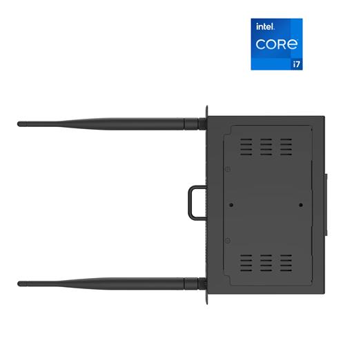 BenQ TEY41-i7 Intel Core i7 i7-1255U 16 GB DDR4-SDRAM 256 GB SSD Windows 11 Pro Telaio montato a rack PC Nero