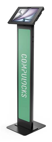 UNIVERSAL TABLET MAGNETIX BRANDABLE FLOOR STAND - BLACK